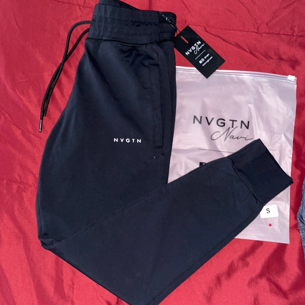 NVGTN brand black joggers for women